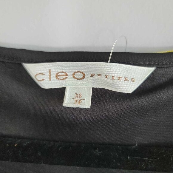 Cleo Petites Black and white mesh evening dress. Like new condition - Picture 6 of 12